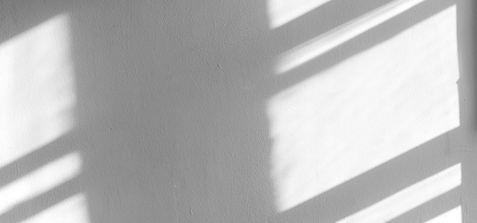 White wall with shadows being cast