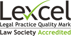 Lexcel Legal Practice Quality Mark - Law Society Accredited