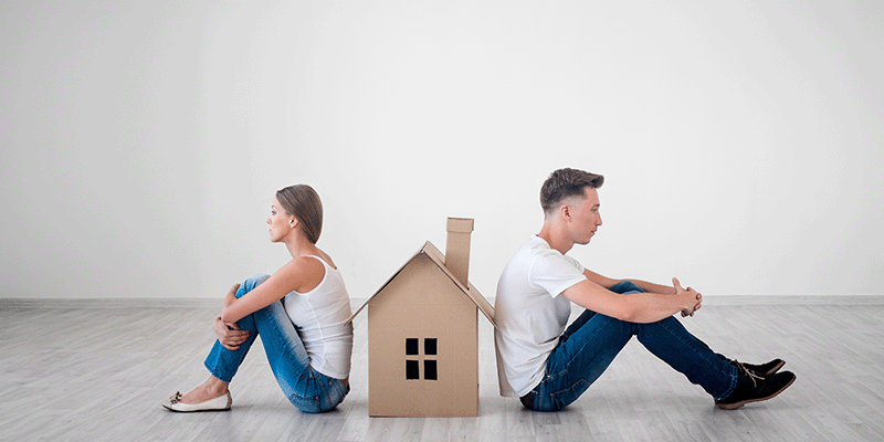 divorce-and-the-family-home-couple-disagreement